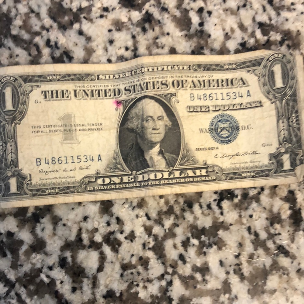 1957 series A Dollar blue stamp